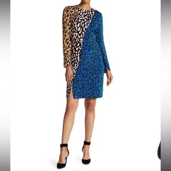 Diane Von Furstenberg Dresses & Skirts - Diane Von Ferstenberg Leopard Printed Dress size 8